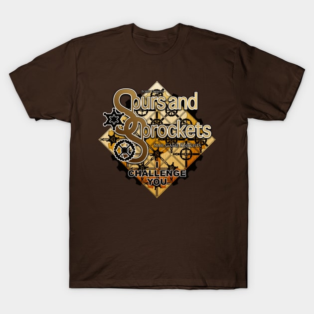 Spurs and Sprockets T-Shirt by BobbyDoran